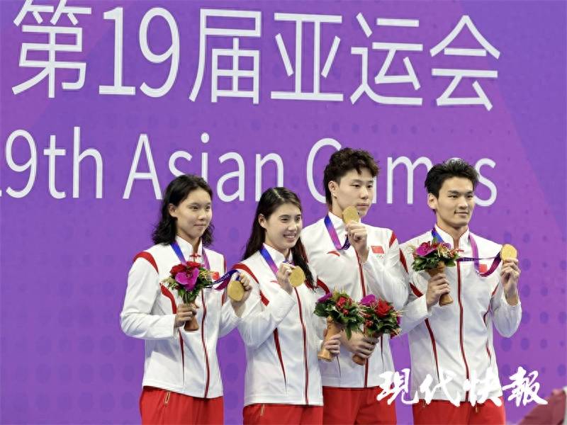 28金收官！中国游泳队创亚运会最好战绩